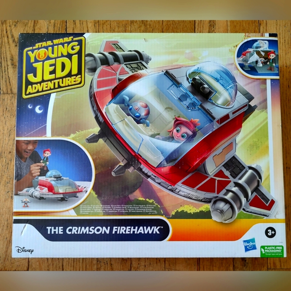 Star Wars Young Jedi Adventures Crimson Firehawk & Hero Collection Bundle (New)